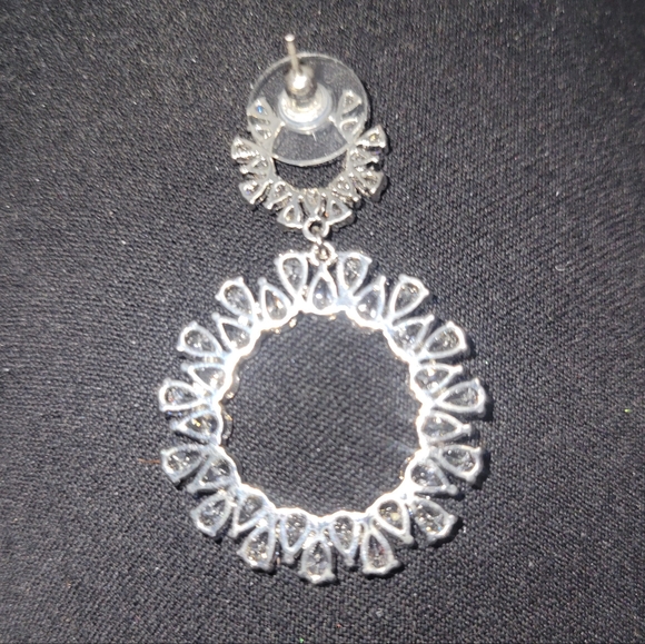 Aldo Sparkling CZ Chandelier Earrings - Picture 5 of 5